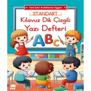 Renkli Standart Kare Çizgili Yazı Defteri A4 Ebat