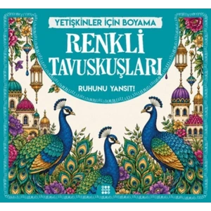 Renkli Tavuskuşları & Yetişkinler için Boyama
