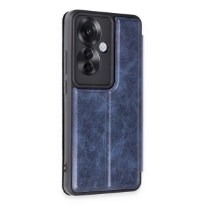 Reno 11f Kılıf Flip Cover - Lacivert
