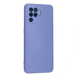 Reno 5 Lite Kılıf Nano İçi Kadife  - Lila