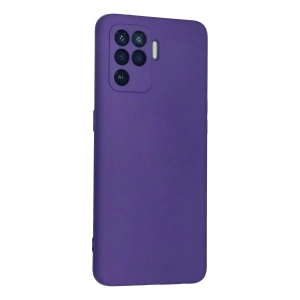 Reno 5 Lite Kılıf Nano İçi Kadife  - Mor