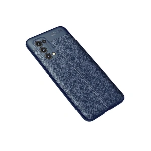 Reno 5 Pro Kılıf Auto Fus Kapak - Lacivert