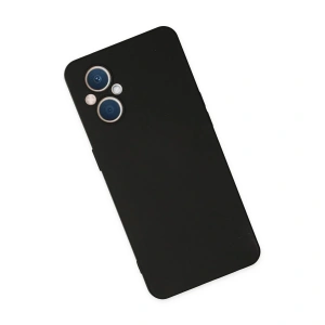 Reno 7 Lite Kılıf Nano İçi Kadife  - Siyah