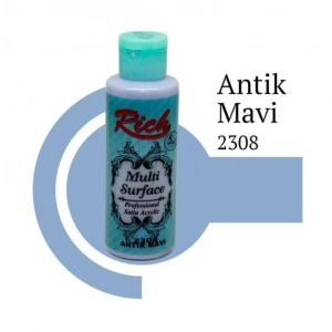 Riculti Surface 2306 Antik Mavi Akrilik Boya 120 cc