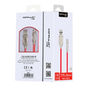 S48 Lightning Kablo İphone Uyumlu 1m 3a - Beyaz