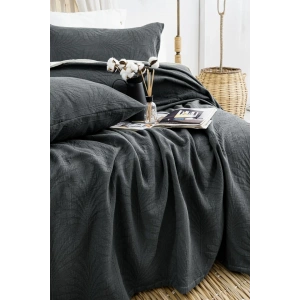 Şaheser Home Collection Yatak Örtüsü Çift Kişilik Silvia Antrasit