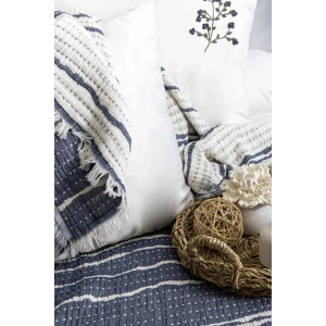 Şaheser Home Collection Yatak Örtüsü Seti Sera Lacivert