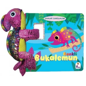 Şaklat Sarılalım - Renkli Bukalemun (Oyuncaklı Kitap)