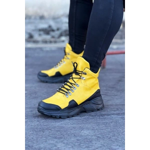 Sarı-Siyah Renk Uzun Bağcıklı  Bot