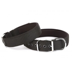 Seri Dokuma Köpek Boyun Tasması 4x57-65cm Siyah