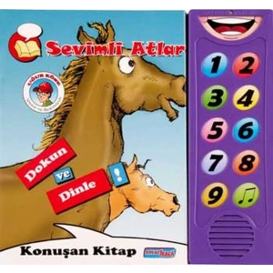 Sevimli Atlar  Dokun ve Dinle Konuşan Kitap