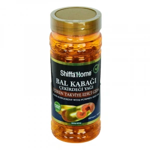 Shiffa Home Bal Kabağı Çekirdeği Yağı Soğuk Pres 1000 Mg x 100
