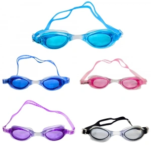 Silikon Yüzücü Gözlüğü Şeffaf Taşıma Çantalı + Kulaklık Hediye  - 1 ADET