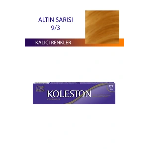 Single Tüp Boya Saç Boyası Altın Sarısı 9/3 (74)