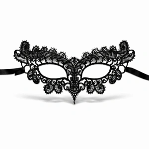 Siyah Dantel Venedik Maskesi Kadın – Zarif Parti & B Maskesi 1 No