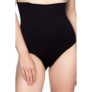 Siyah Double Yüksek Bel Çıtçıtlı  Slip Korse