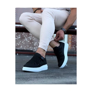 Siyah Erkek Yüksek Taban  Ayakkabı