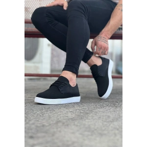 Siyah Triko Erkek Casual Ayakkabı