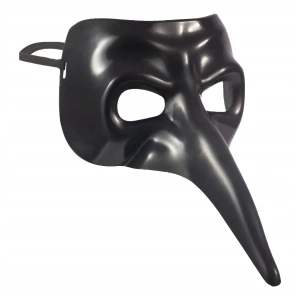 Siyah Uzun B Veba Doktoru Maskesi