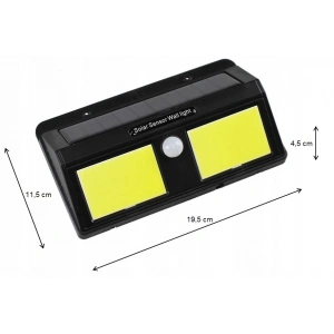 Solar Güneş Enerjili Sensörlü 96 Cob Led Aplik Duvar Tipi Led Lamba (  )