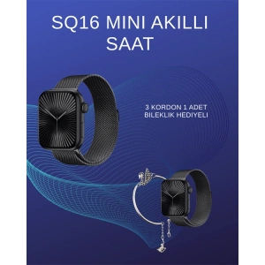 SQ16 Mini Series 10 Akıllı Saat | Spor Modları, Bildirim ve Müzik Kontrolü