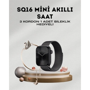 SQ16 Mini Series 10 – Dokunmatik Akıllı Saat | Kalp Ritmi, SpO2, Uyku Takibi