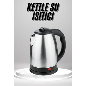 Su Isıtıcı 220  240 V Paslanmaz Çelik Kettle Uzun Ömürlü 2000 Watt