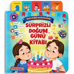Sürprizli Doğum Günü Kitabı - Sesli ve Işıklı Kitap (Ses Sensörlü)