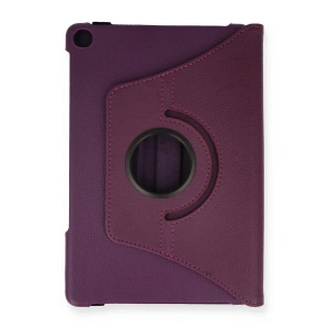 Tab M10 Tb328fu Kılıf 360 Tablet Deri Kılıf - Mürdüm