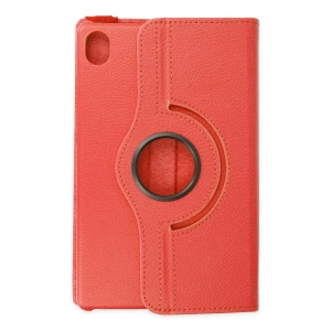 Tab M8 Kılıf 360 Tablet Deri Kılıf - Kırmızı