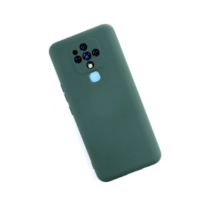 Tecno Camon 16 Kılıf Nano İçi Kadife  - Koyu Yeşil