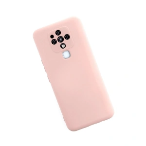 Tecno Camon 16 Kılıf Nano İçi Kadife  - Pudra
