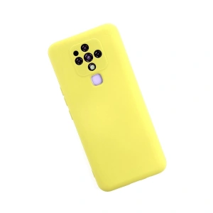 Tecno Camon 16 Kılıf Nano İçi Kadife  - Sarı