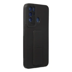 Tecno Pova Neo Kılıf Mega Standlı  - Siyah