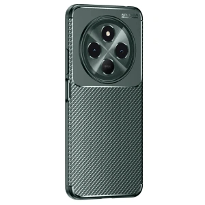 Tecno Spark 30c Kılıf Auto Fus Karbon Kapak - Koyu Yeşil