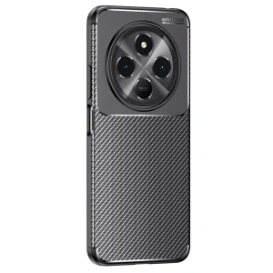 Tecno Spark 30c Kılıf Auto Fus Karbon Kapak - Siyah