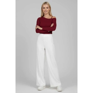 Tek Omuz İpli Bluz Bordo