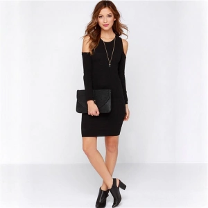 DTP101184 Omuz Açık Tarz Elbise