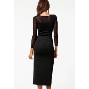 TP100775 Uzun Kısa Moda Elbise