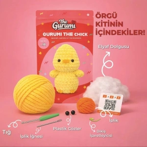 The Gurumi Civciv Örgü Öğrenme Kiti (TG002)