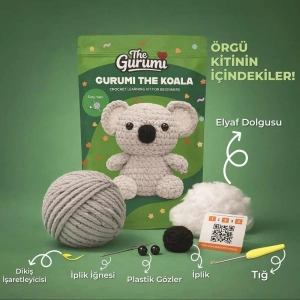 The Gurumi Koala Örgü Öğrenme Kiti (TG005)