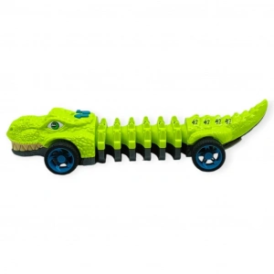 Timsah Araba - Otomatik Hareketli Sesli Işıklı 32 cm - Açık Yeşil Timsah - 1 ADET