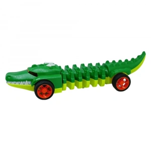 Timsah Araba - Otomatik Hareketli Sesli Işıklı 32 cm - Yeşil Timsah - 1 ADET