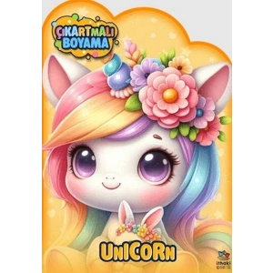 Unicorn Zamanı - Çıkartmalı Boyama Kitabı