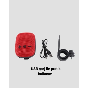 USB TF Kart ve FM Radyolu Bluetooth Hoparlör 5W