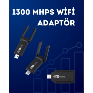 USB WiFi Adaptör – 1200 Mbps Hız