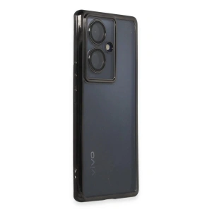 Vivo V29 Lite Kılıf  Lensli  - Siyah