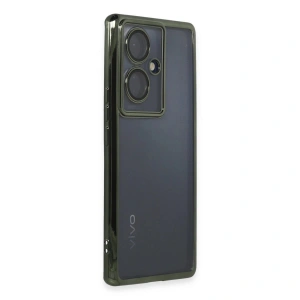 Vivo V29 Lite Kılıf  Lensli  - Yeşil
