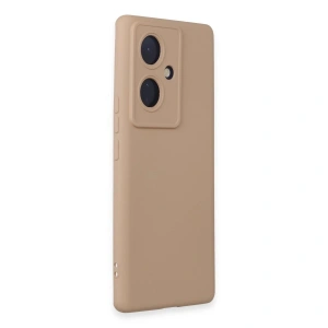 Vivo V29 Lite Kılıf Nano İçi Kadife  - Pudra