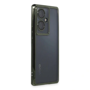 Vivo V29 Lite Kılıf  Lensli  - Yeşil